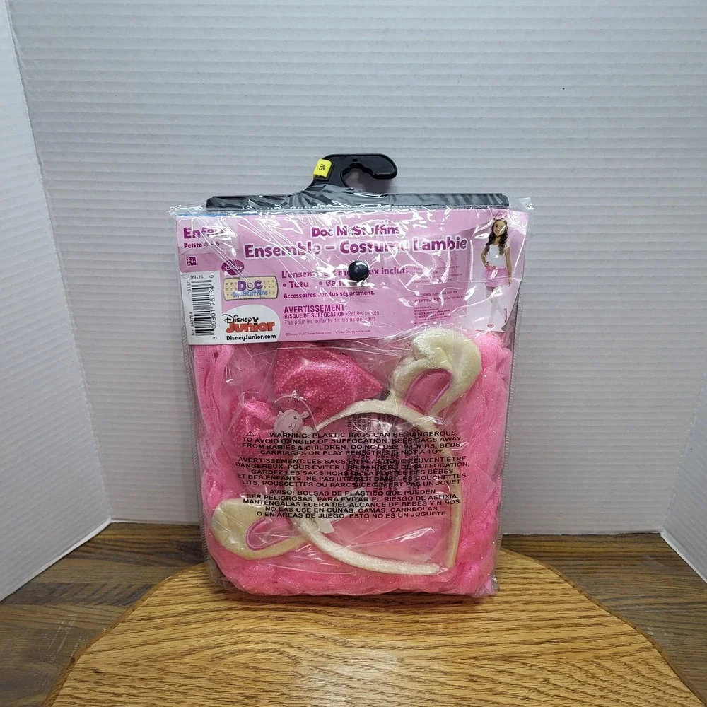 Disney Jr. Doc McStuffins Lambie Halloween Costume Kit Tutu Headband Child S 4-6